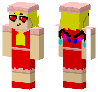 Flandre Flan Fumo Minecraft Bedrock skin