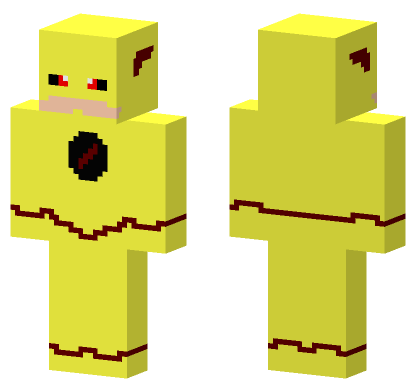Flash Reverso Skin Minecraft Bedrock skin