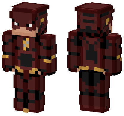 Flash Suit Minecraft Bedrock skin