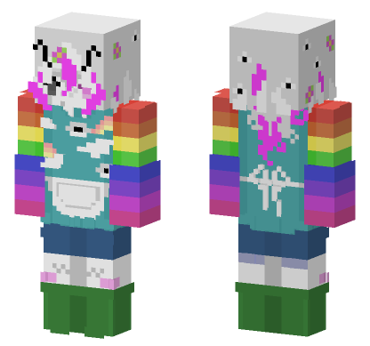 Flowers Weirdcore OC Minecraft Bedrock skin