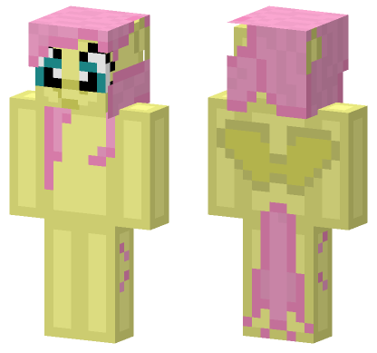 Fluttershy Minecraft Bedrock skin