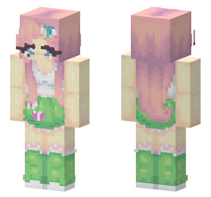 Fluttershy My Little Pony Minecraft Bedrock skin
