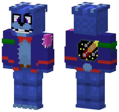 FNAF Adventure Bonnie Update Minecraft Bedrock skin