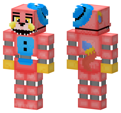 Fnaf Amino Oc Minecraft Bedrock skin