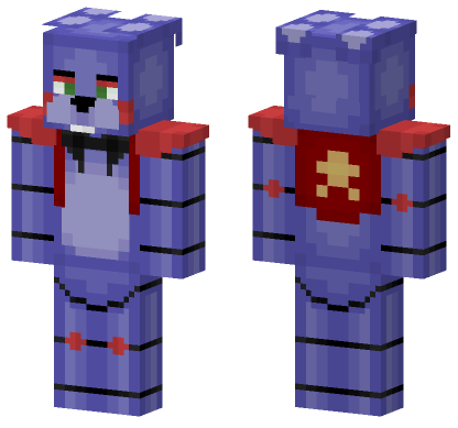 FNAF Bonnie Seasons Minecraft Bedrock skin