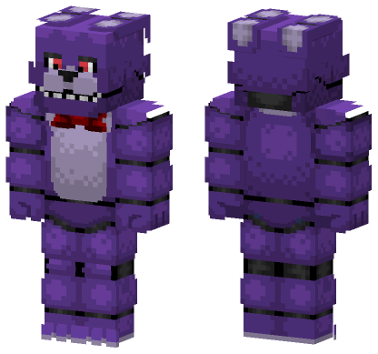 FNAF Bonnie The Bunny Minecraft Bedrock skin