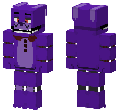 FNAF Bonnie V5 Update Minecraft Bedrock skin