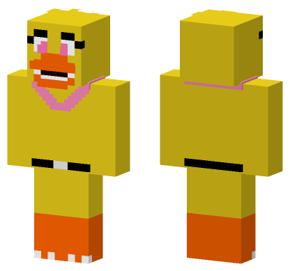 FNAF Chica Minecraft Bedrock skin