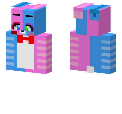 FNAF HD Bonita Minecraft Bedrock skin