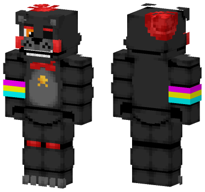 FNAF Lefty Skin Minecraft Bedrock skin