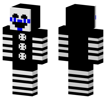 FNAF Puppet Azul Minecraft Bedrock skin
