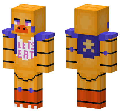 FNAF Regrets Chica Minecraft Bedrock skin