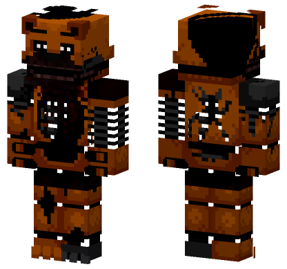 FNAF Spooky Bear Minecraft Bedrock skin