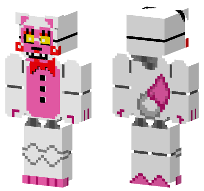 FNAF Toy Foxy Minecraft Bedrock skin
