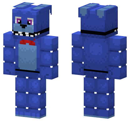 FNAF World Bonnie Minecraft Bedrock skin