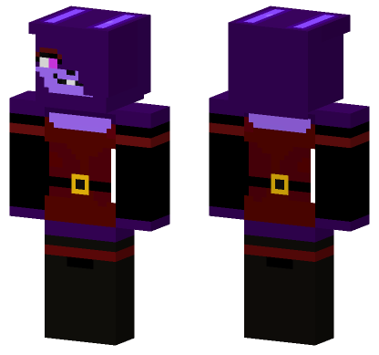 Fnia 3d Bonnie Minecraft Bedrock skin