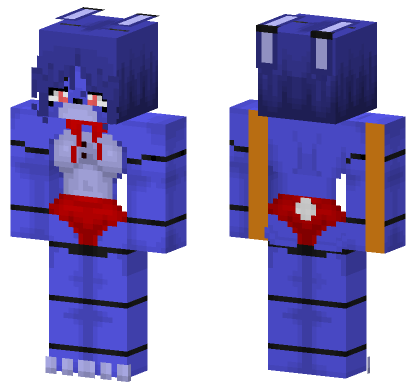 Fnia Bonnie Anime Minecraft Bedrock skin