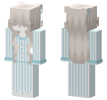 For Zoey Pajamas Minecraft Bedrock skin