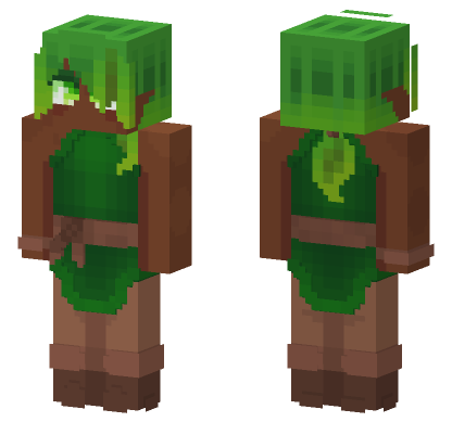 Forest Elf Guy Minecraft Bedrock skin
