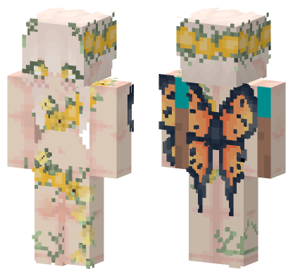 Forest Fairy Minecraft Bedrock skin