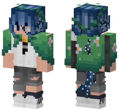 Forest Nymph Outfit Minecraft Bedrock skin