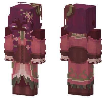 Forest Witch Minecraft Bedrock skin