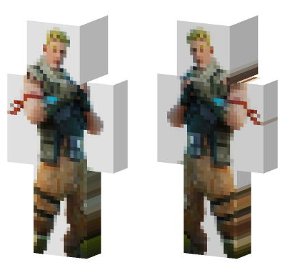 Fortnite Jonesy Skin Minecraft Bedrock skin