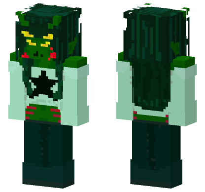 Four Eyed Alien Minecraft Bedrock skin