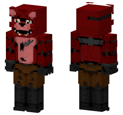 Foxy Day Mode Minecraft Bedrock skin