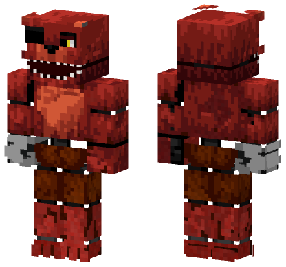 Foxy Pirate Fox Minecraft Bedrock skin