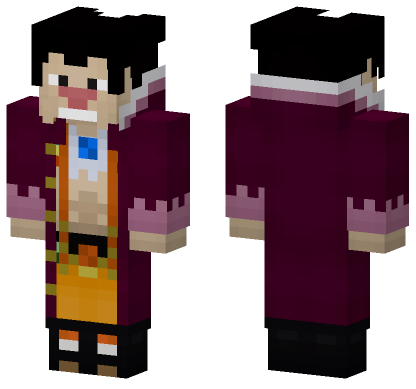 Foxy The Pirate Minecraft Bedrock skin