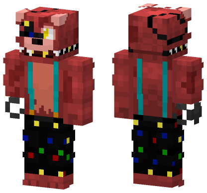 Foxy The Pirate Minecraft Bedrock skin