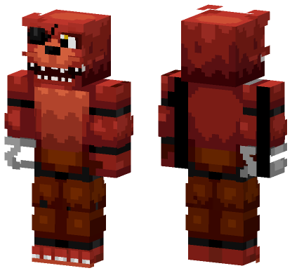 Foxy The Pirate Skin Minecraft Bedrock skin