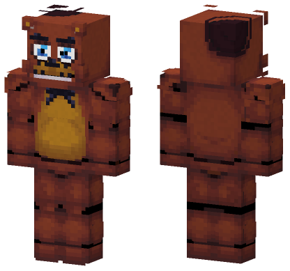 Freddy Fazbear 2.0 Minecraft Bedrock skin