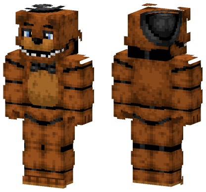 Freddy Fazbear FNAF Skin Minecraft Bedrock skin