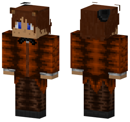 Freddy Fazbear Human Minecraft Bedrock skin