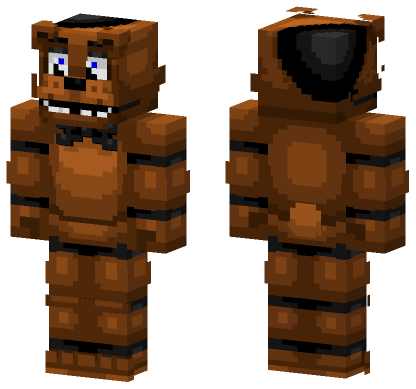 Freddy Fazbear Skin Minecraft Bedrock skin