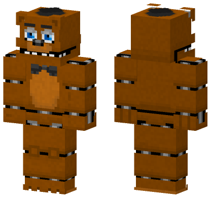 Freddy Fazbear Skin Minecraft Bedrock skin