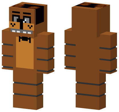 Freddy Fazbear Skin Minecraft Bedrock skin