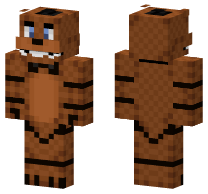 Freddy Fazbear Skin Minecraft Bedrock skin