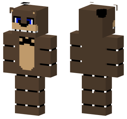 Freddy Fazbear Skin Minecraft Bedrock skin