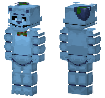 Freddy Frostbear FNAF Skin Minecraft Bedrock skin