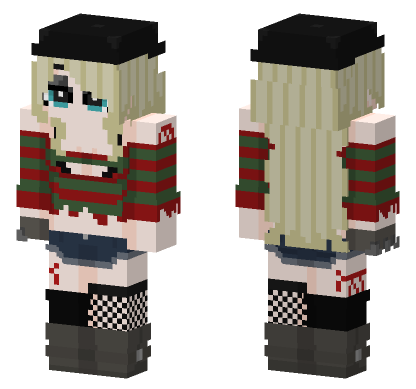 Freddy Krueger Skin Minecraft Bedrock skin