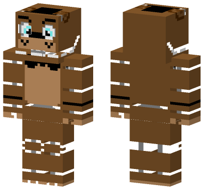 Freddy The Bear Updated Minecraft Bedrock skin