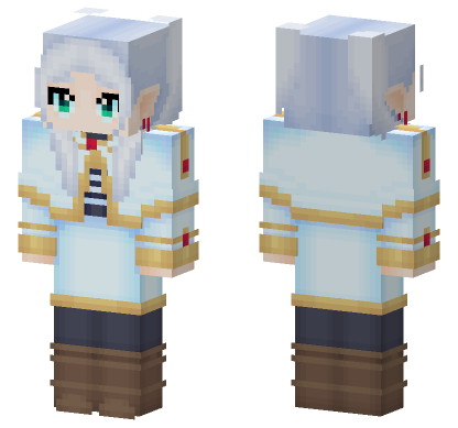 Frieren WIP Minecraft Bedrock skin