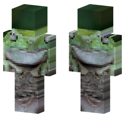 Frog Boi Minecraft Bedrock skin