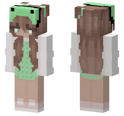 Frog Hat Redo Minecraft Bedrock skin