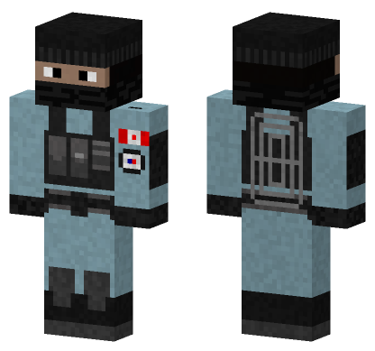 Frost Rainbow Six Siege Minecraft Bedrock skin