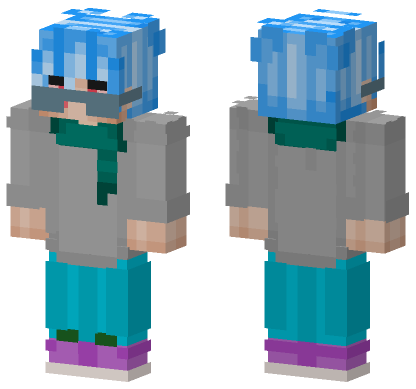 Frosted Guardian Minecraft Bedrock skin