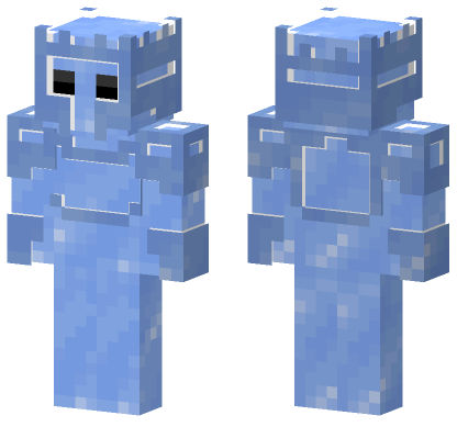 Frosty Blue Outfit Minecraft Bedrock skin